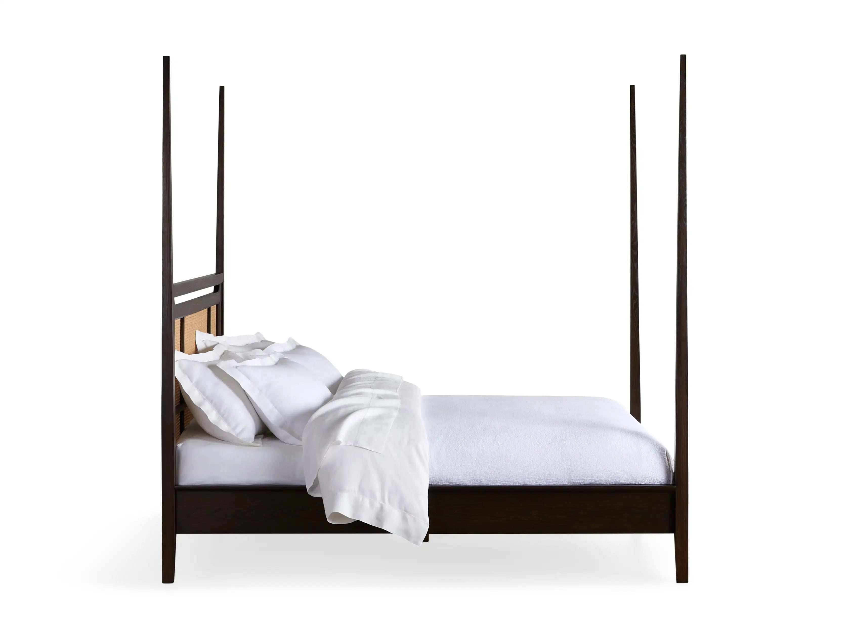 Brock Cane Poster Bed in Bahasa Brown