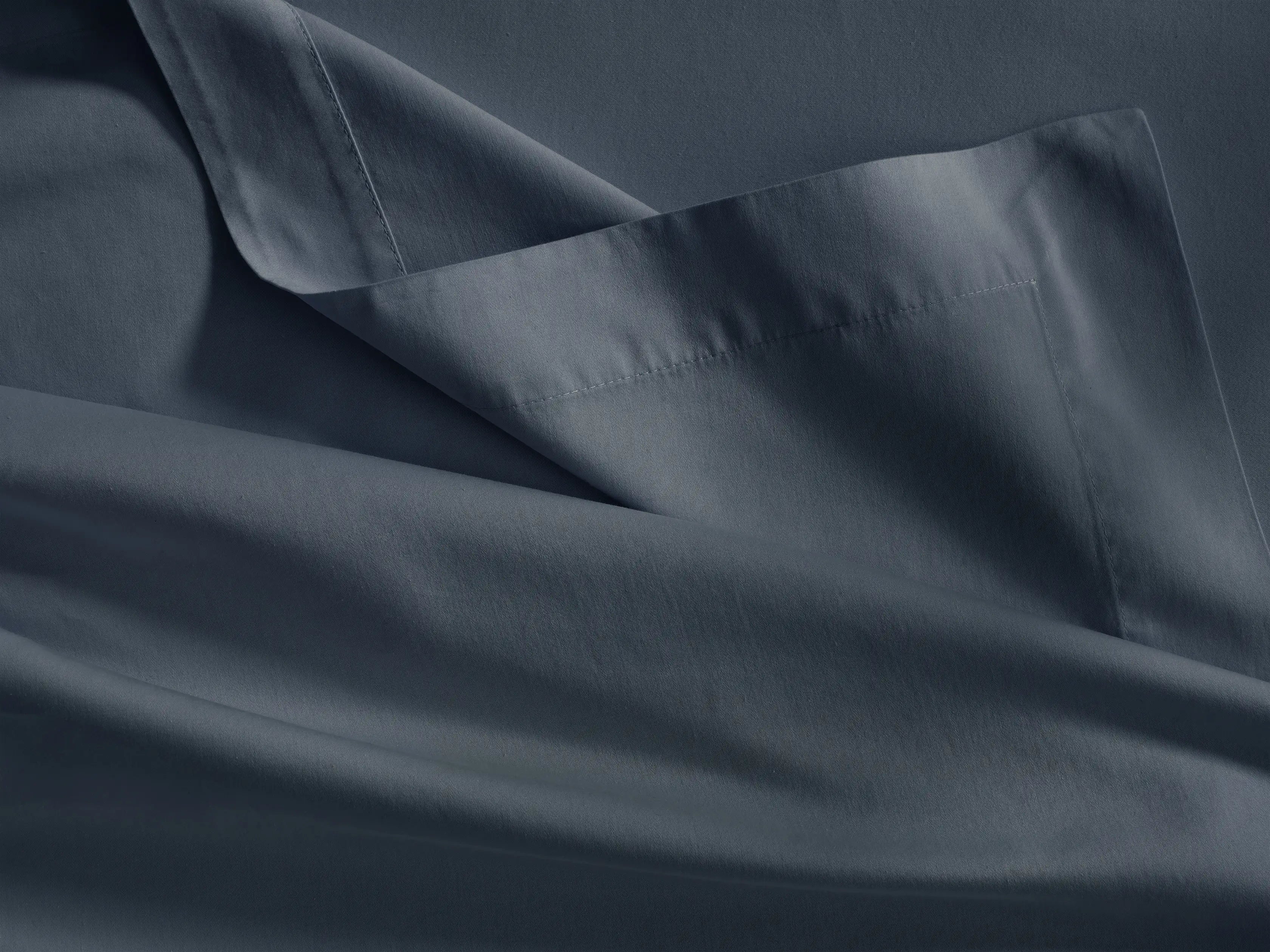 Italian Garment Dyed Sateen Flat Sheet