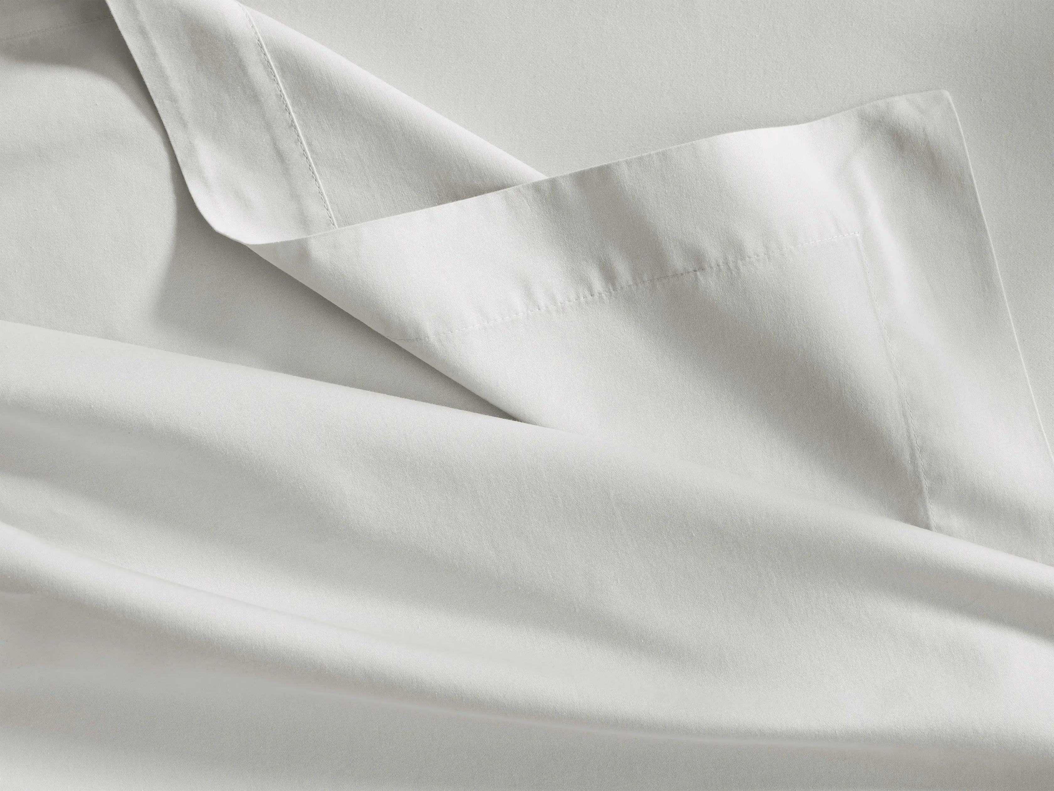 Italian Garment Dyed Sateen Flat Sheet