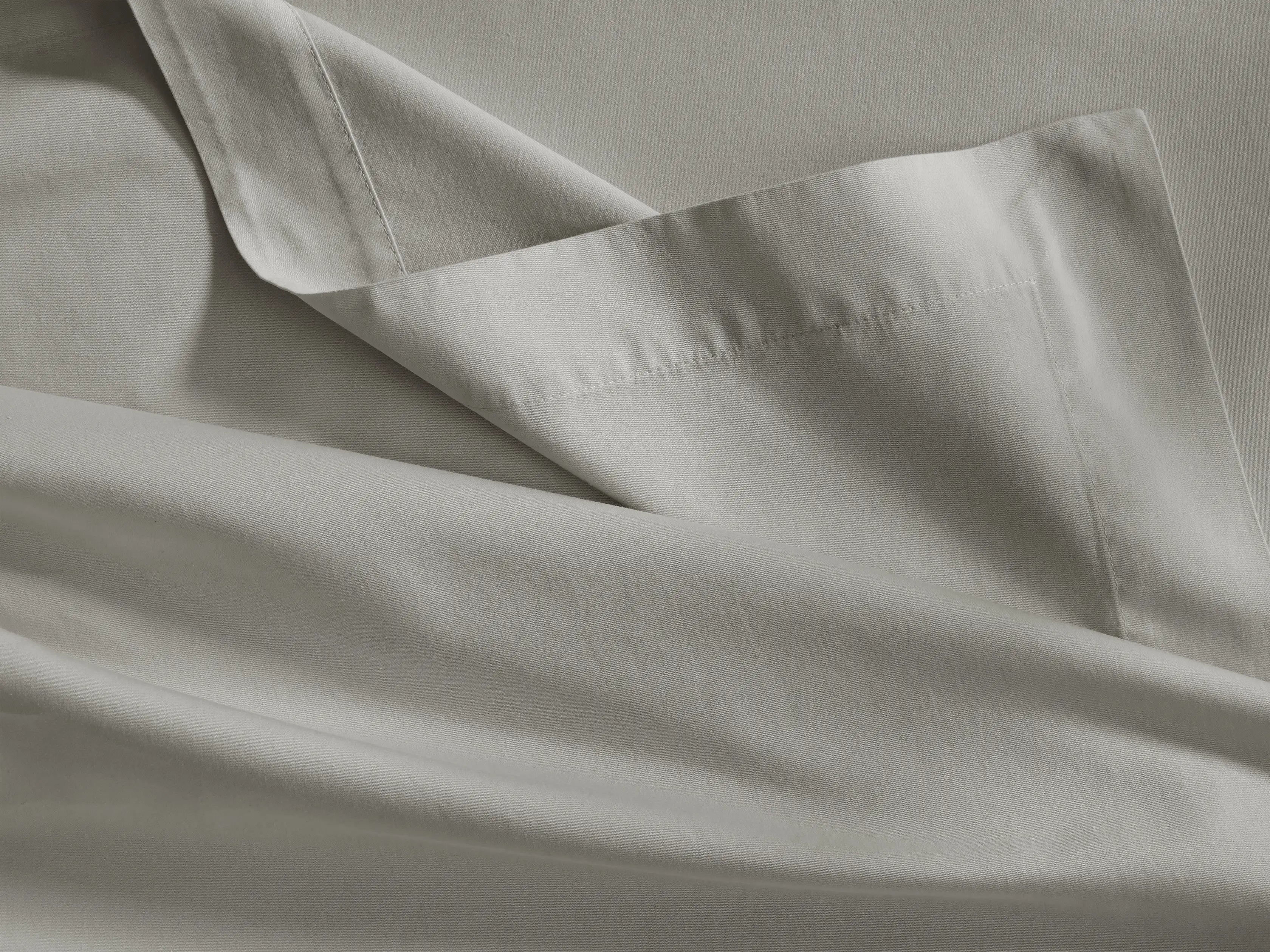 Italian Garment Dyed Sateen Flat Sheet