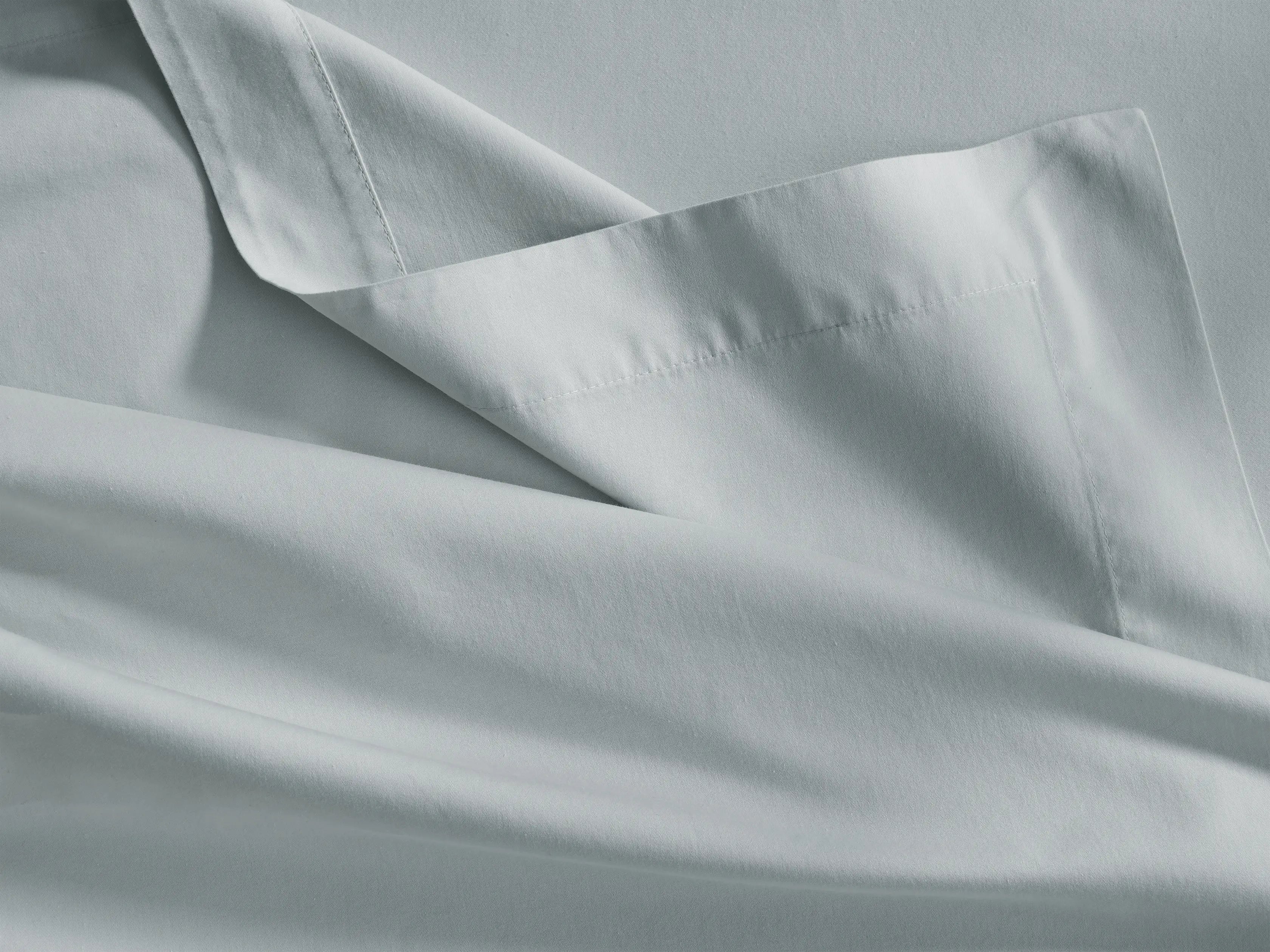 Italian Garment Dyed Sateen Flat Sheet