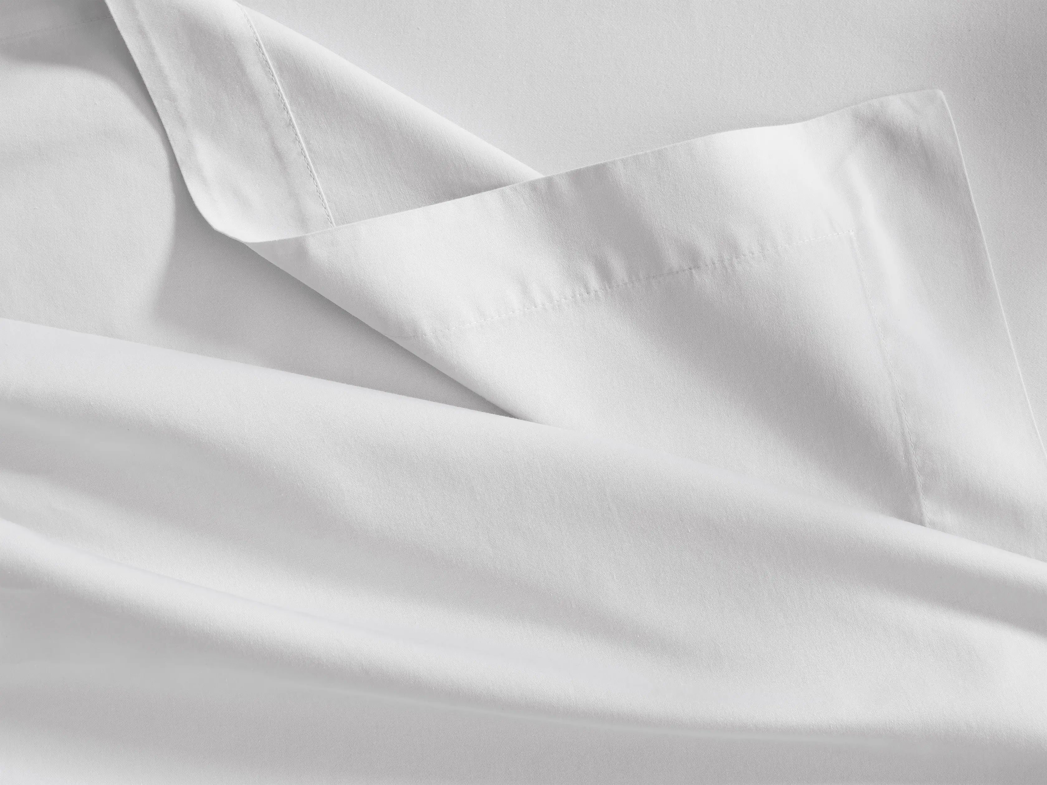 Italian Garment Dyed Sateen Flat Sheet