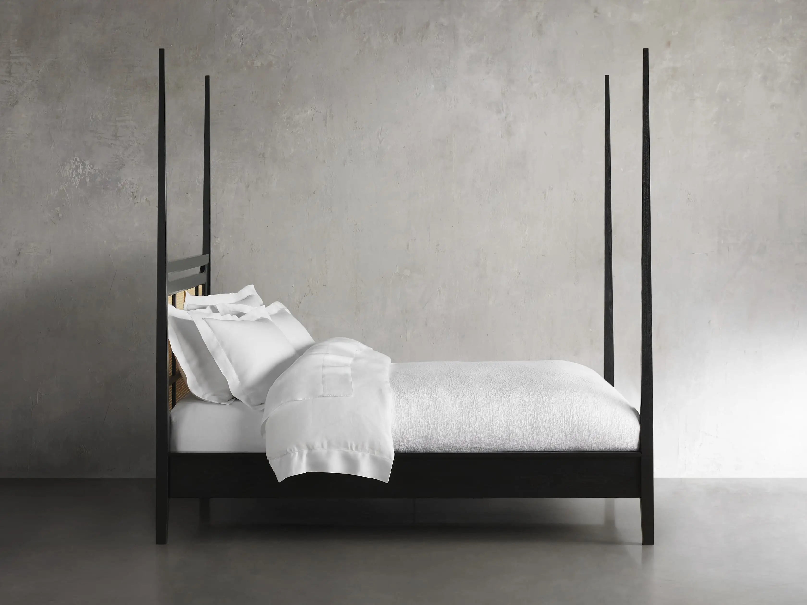 Brock Cane Poster Bed in Dark Twilight