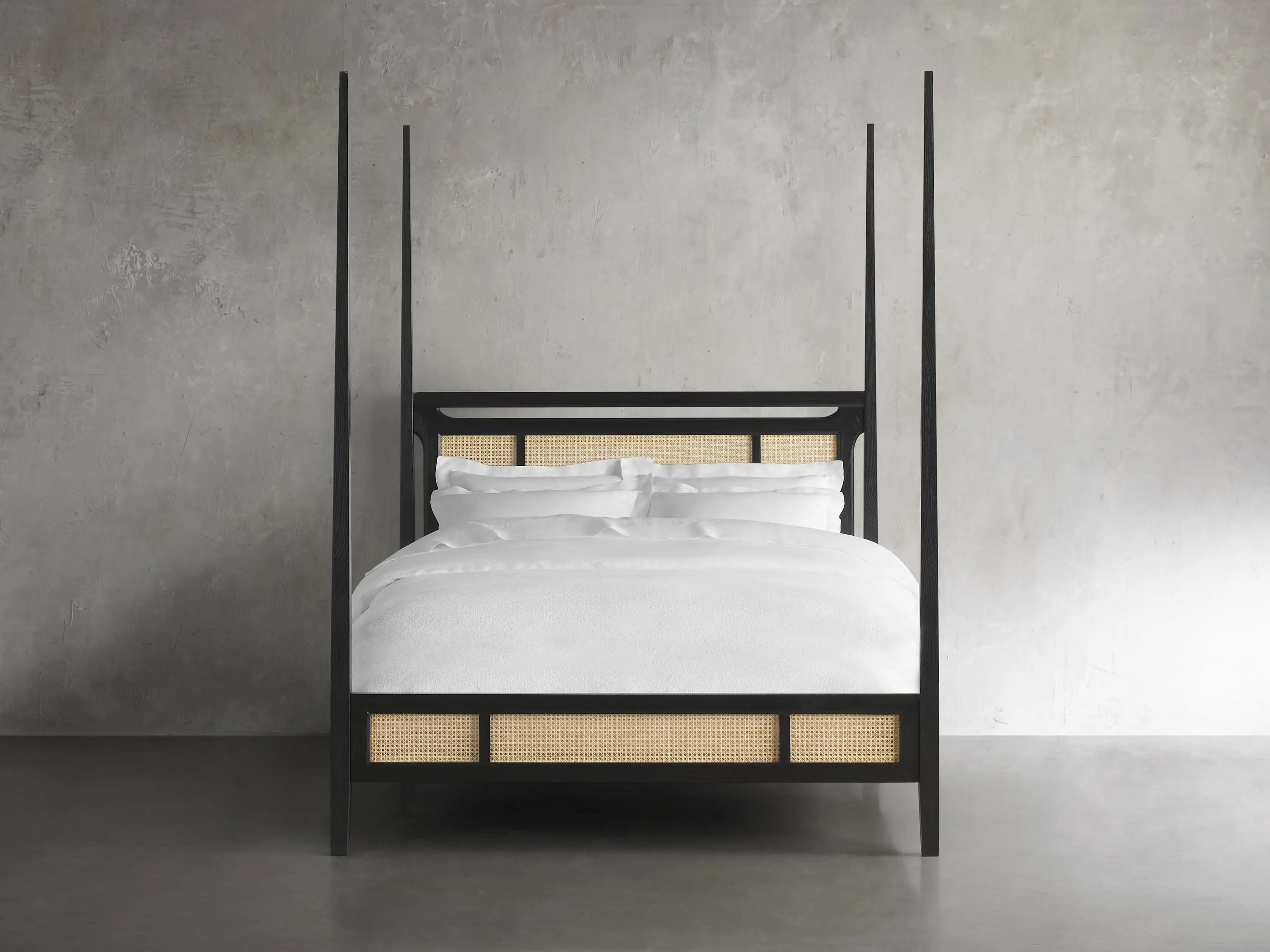 Brock Cane Poster Bed in Dark Twilight