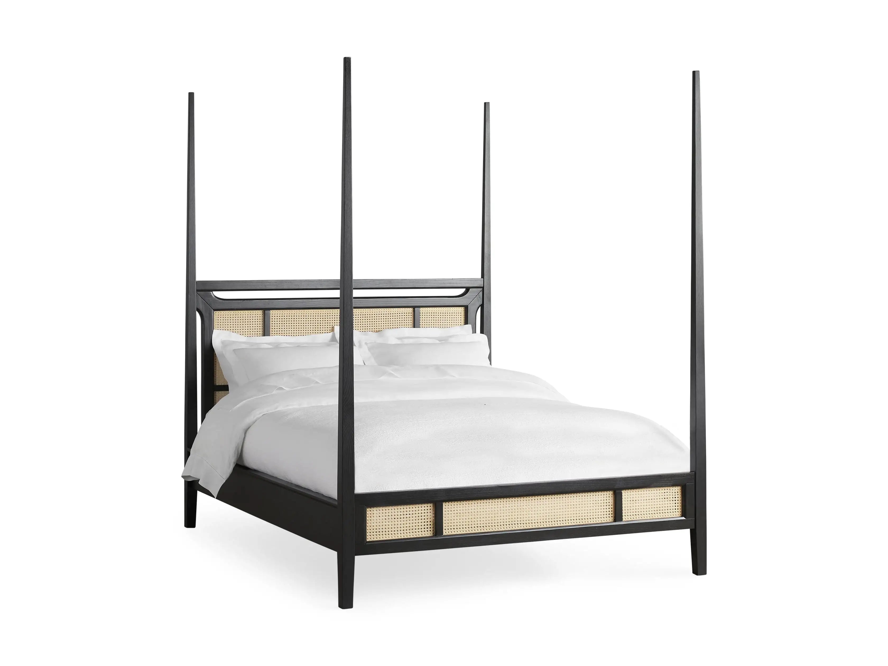 Brock Cane Poster Bed in Dark Twilight