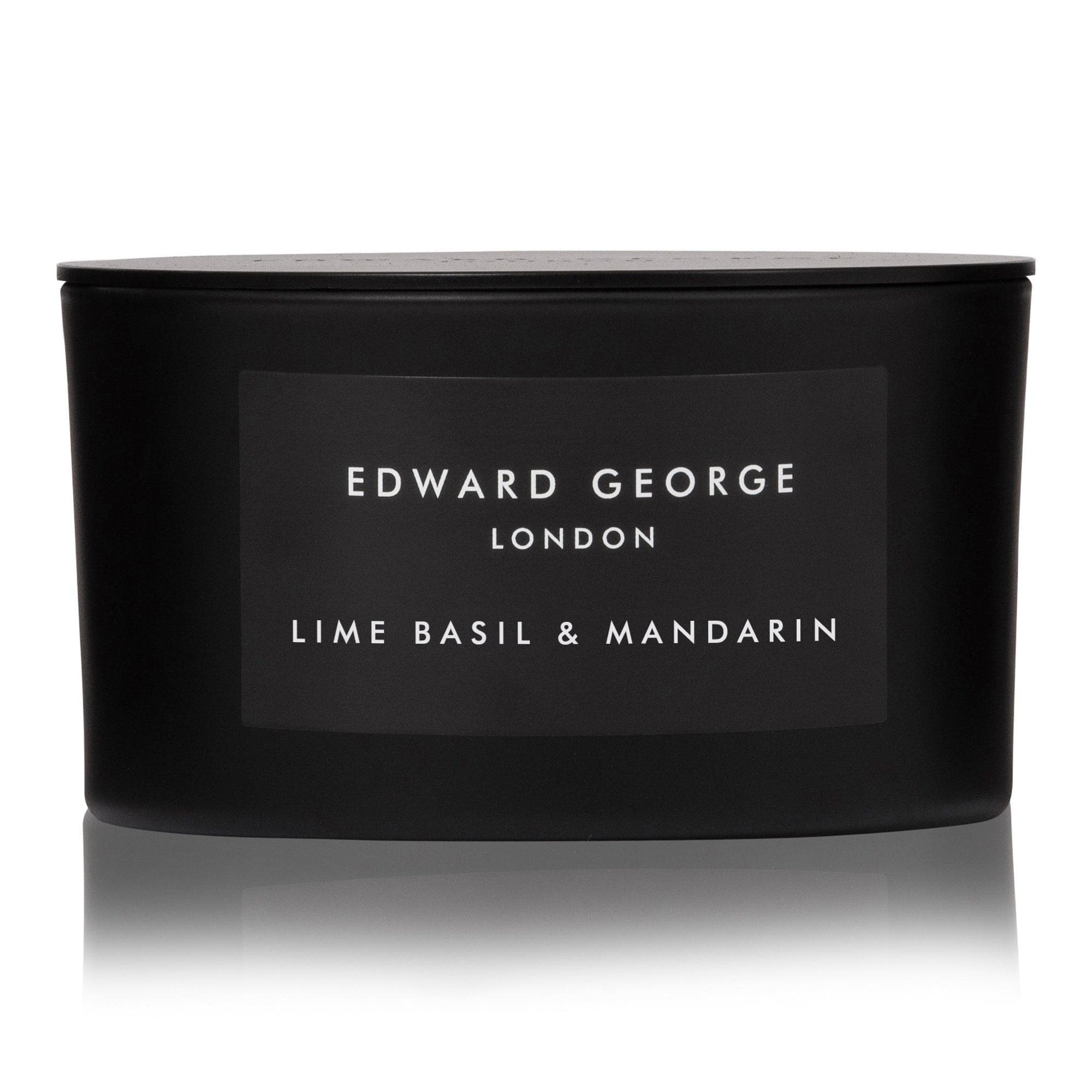 lime basil mandarin candles home fragrance decor room living edward george london luxury gift ritual scent set lid black wax mineral best wax scented candle women men large