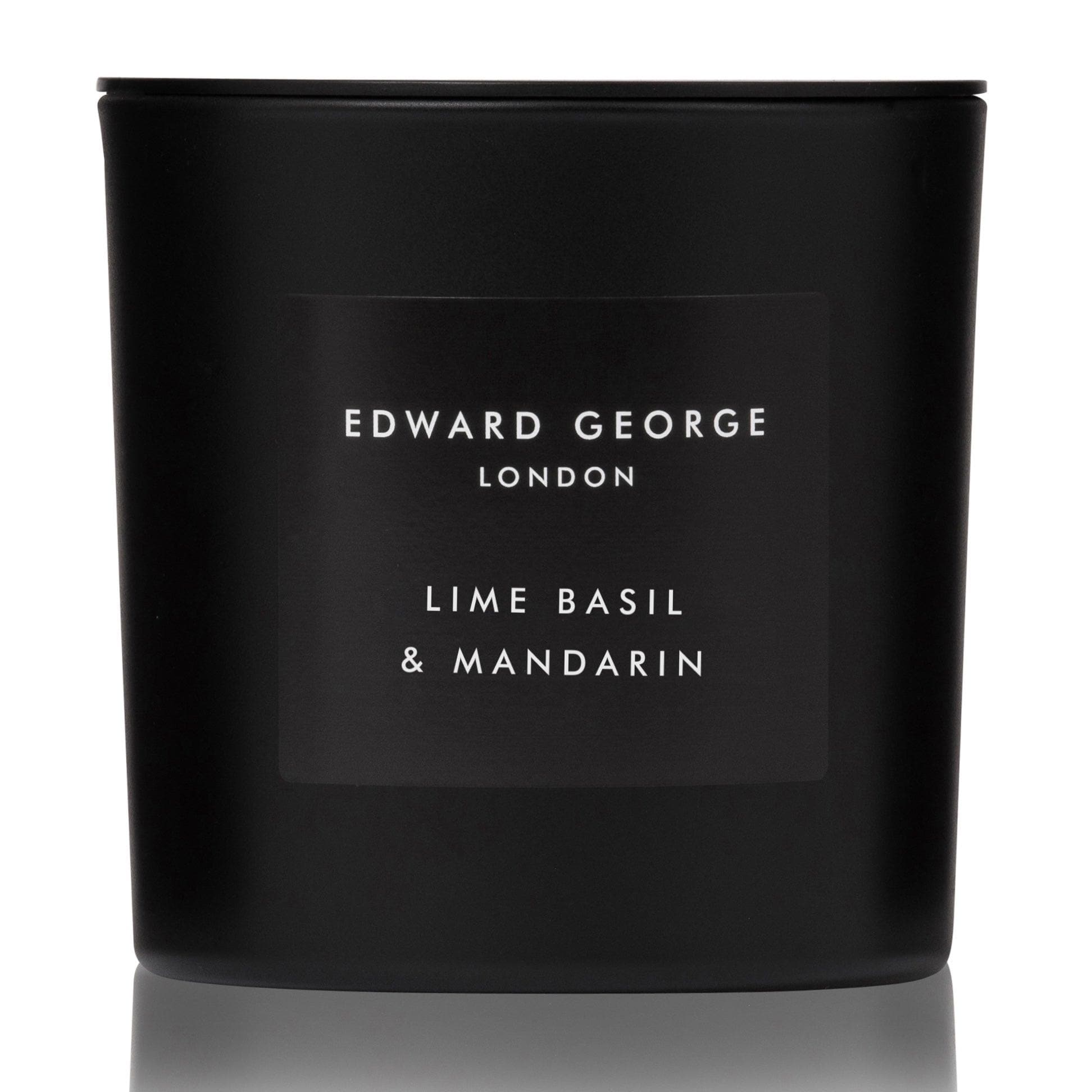 lime basil mandarin candles home fragrance decor room living edward george london luxury gift ritual scent set lid mineral best black wax scented candle women men large