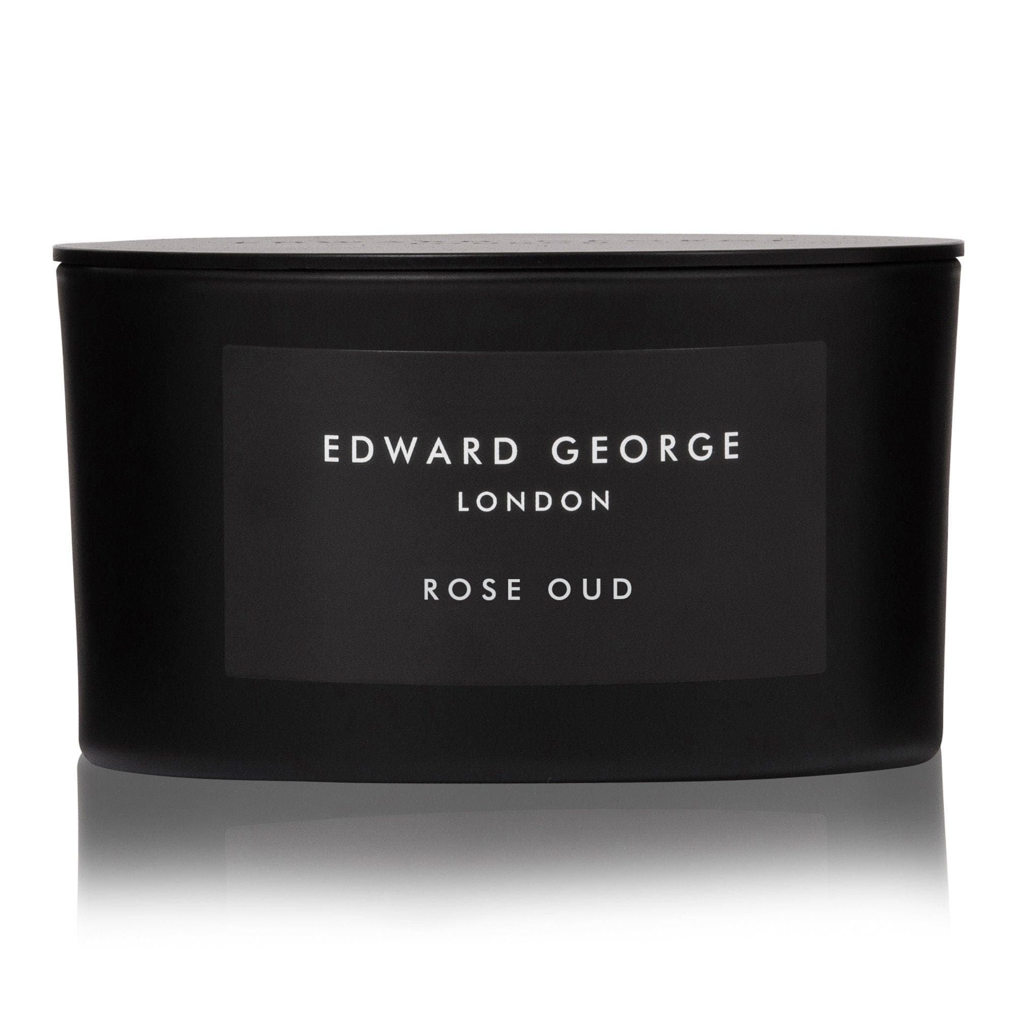 rose oud candles home fragrance decor room living edward george london luxury gift ritual scent set lid black wax best wax scented candle women men large